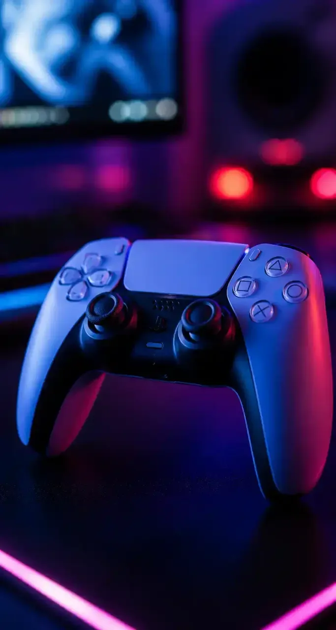 Manette de jeu en gros plan