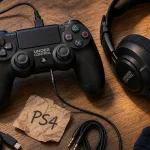 Manette under control ps4 avec prise casque et câble micro-USB (filaire)