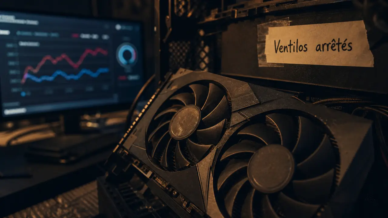 Ventilateurs GPU en mode 0dB : pourquoi les ventilateur de ma carte graphique ne tourne pas, chauffe et panne à vérifier