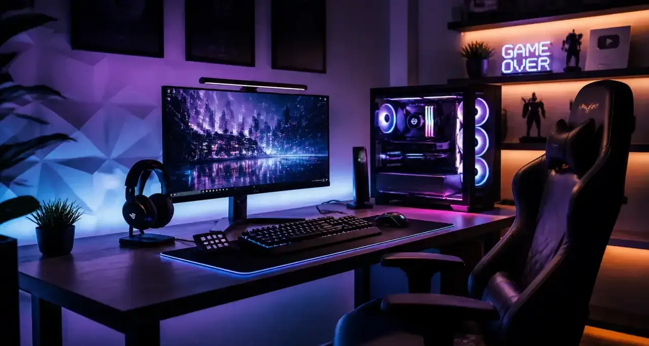 Setup gaming professionnel