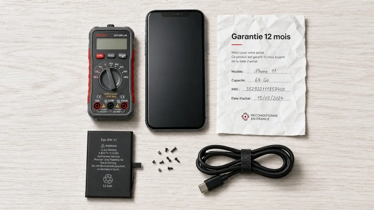 Smartphone reconditionné: bon plan ou arnaque. Batterie sous 80%, garantie et vérifications.