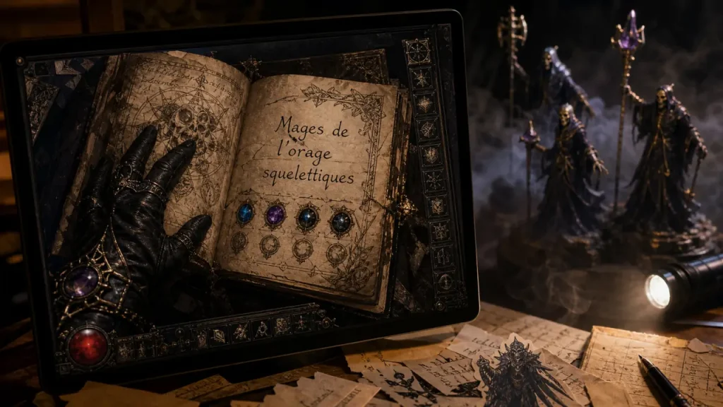 Build sorciere path of exile 2 : mages de l’orage squelettiques, grimoire et squelettes mage