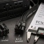 cable pci express 6+2, riser et adaptateur SATA pour PC