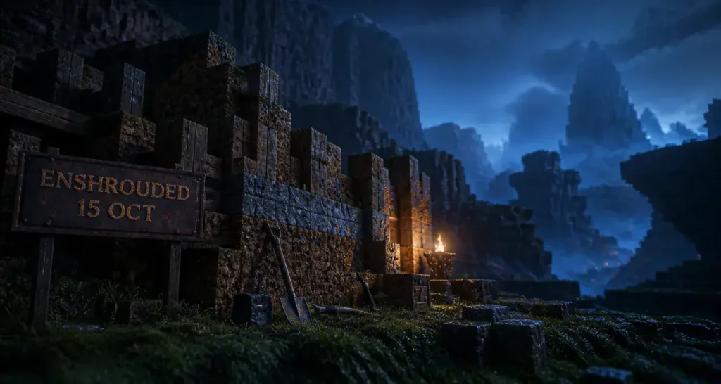 Enshrouded sur PS5 : le survival voxel arrive le 15 octobre 2026 avec une version 1.0 optimisée