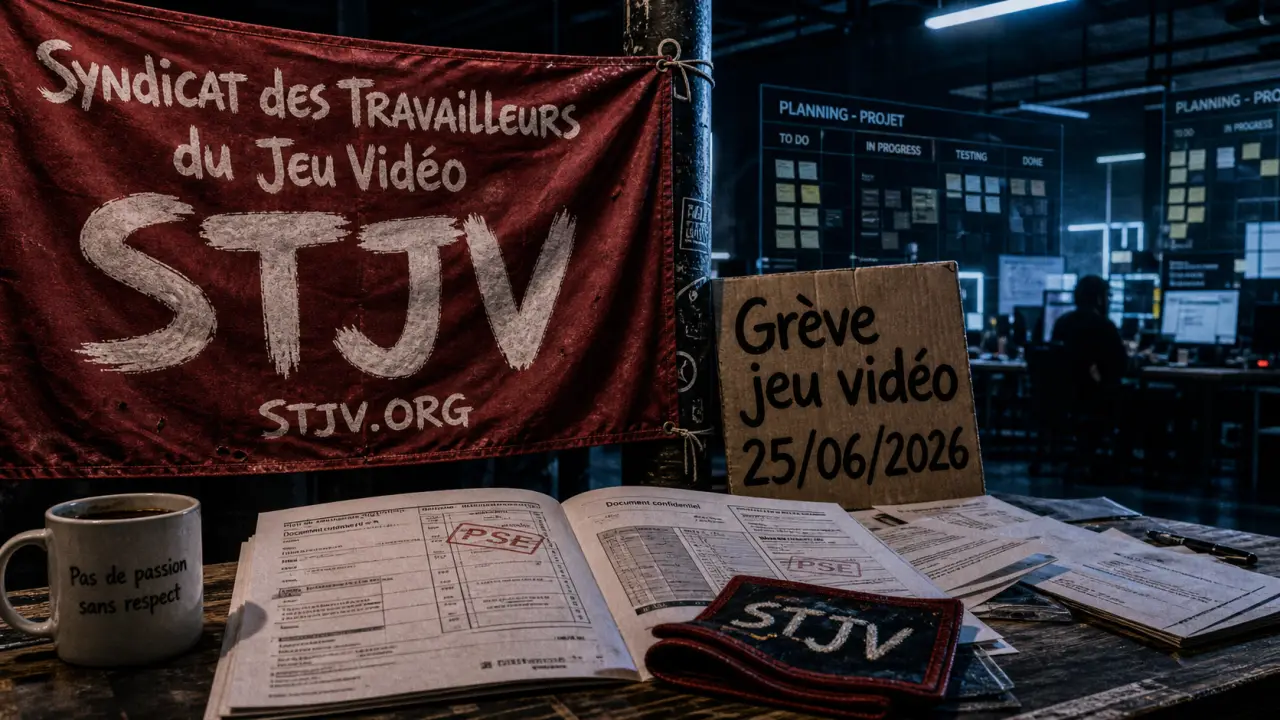 Grève jeu vidéo 25/06/2026 : PSE et licenciements