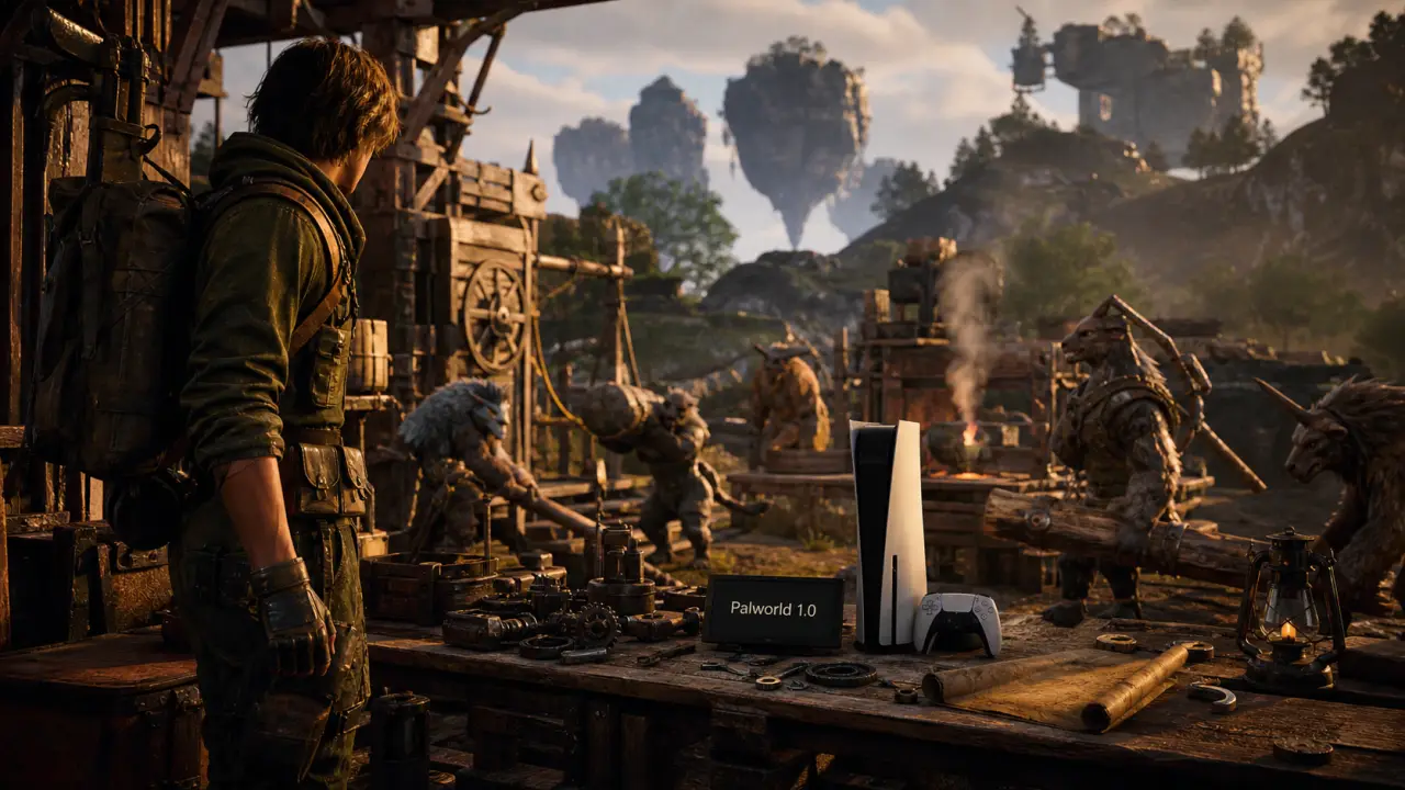 Palworld ps5 : survie, capture et base avec Pals