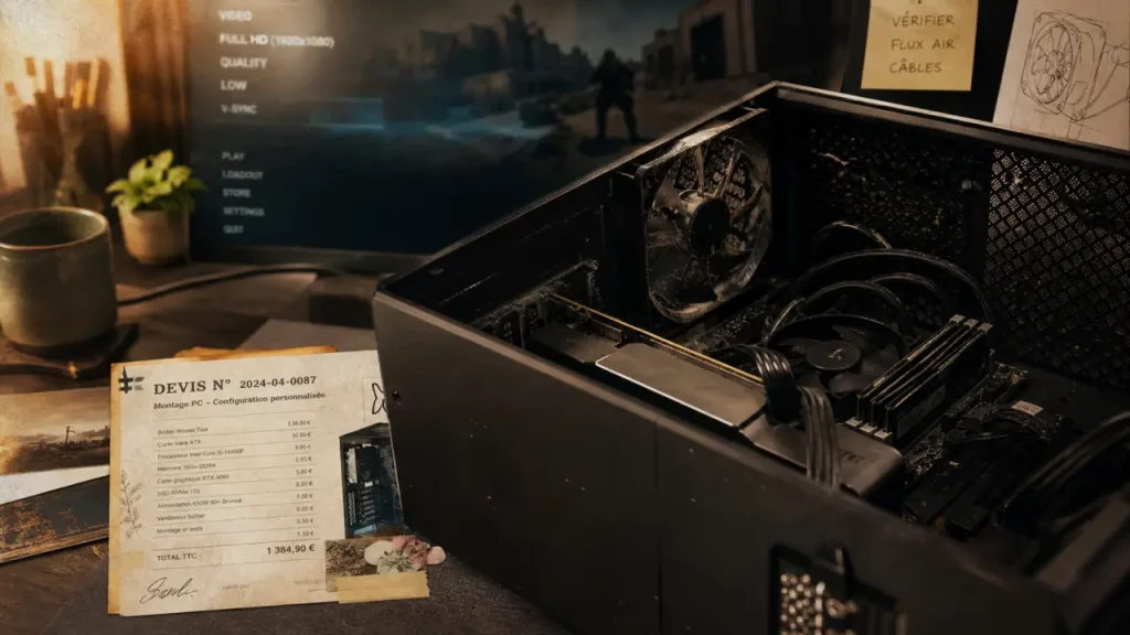 PC gamer 500 € en Full HD : composants fiables