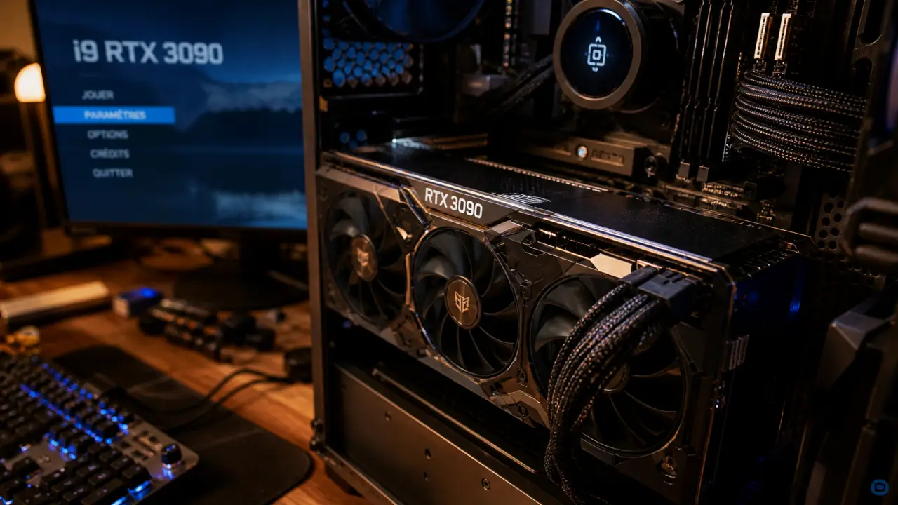 pc gaming i9 rtx 3090 : PC RTX 3090 4K ouvert