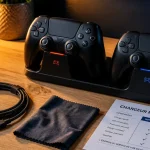 Chargeur manette PS5 : station pour 2 manettes DualSense en charge