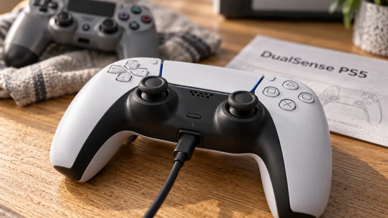 DualSense PS5 : port USB-C, batterie 1 560 mAh