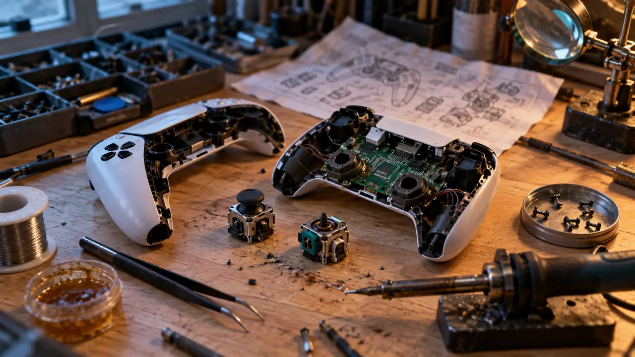 Joystick PS5 : corriger le drift par soudure de la DualSense