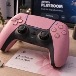 Manette PS5 rose DualSense Nova Pink, compatible PS5 et PC