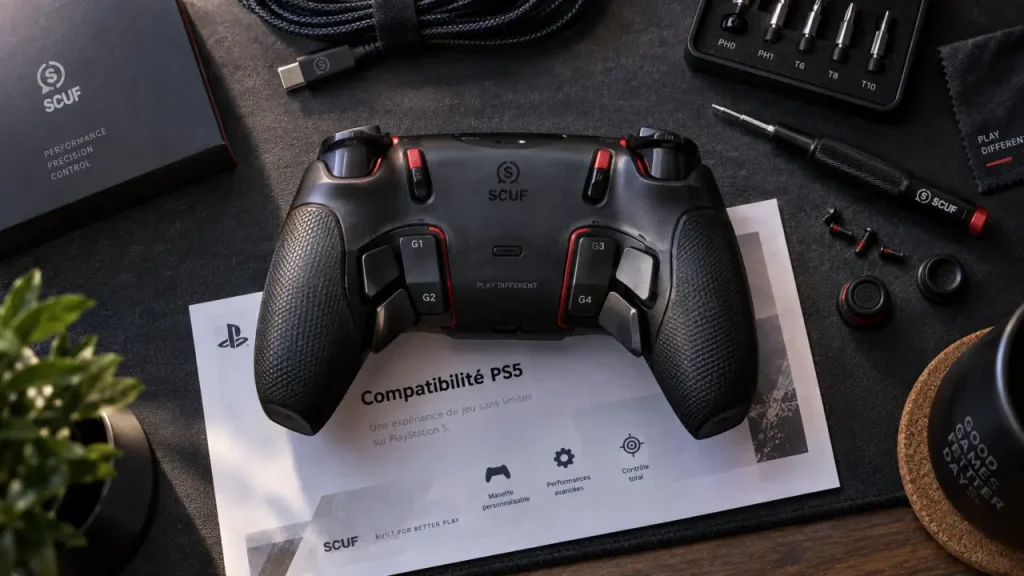 Quelle manette SCUF PS5 choisir ? Compatibilité, palettes et réglages selon votre jeu