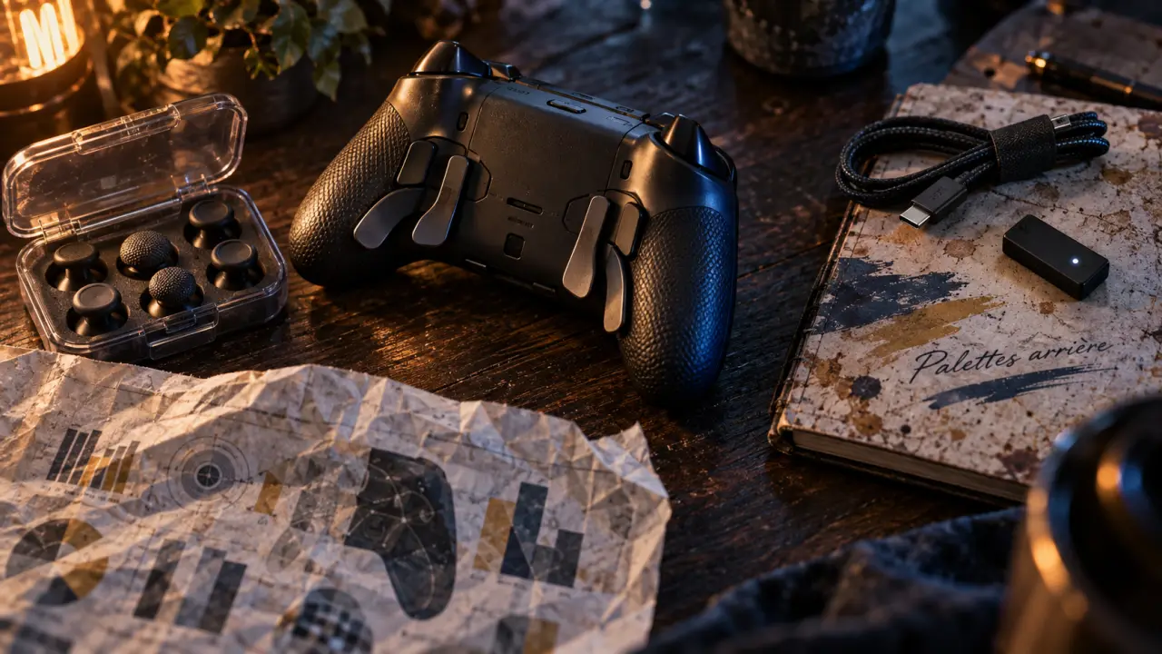 Manette scuf xbox : palettes arrière et connexion USB‑C, à vérifier avant achat
