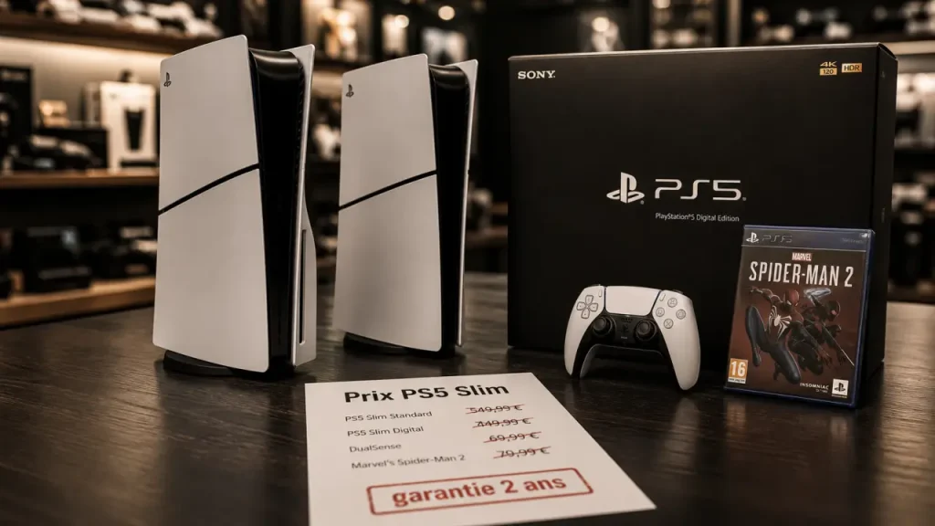 PS5 Slim prix Digital Standard pack : écart d’achat