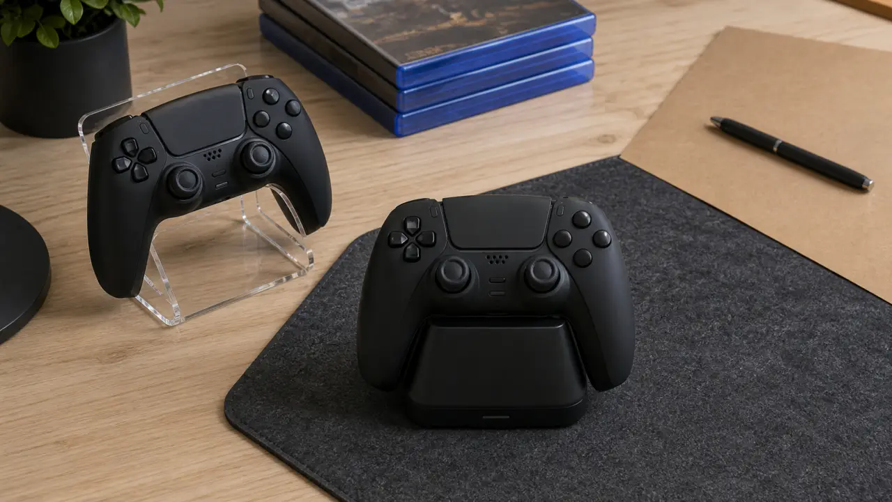 Support manette PS5 : station de charge et base double DualSense