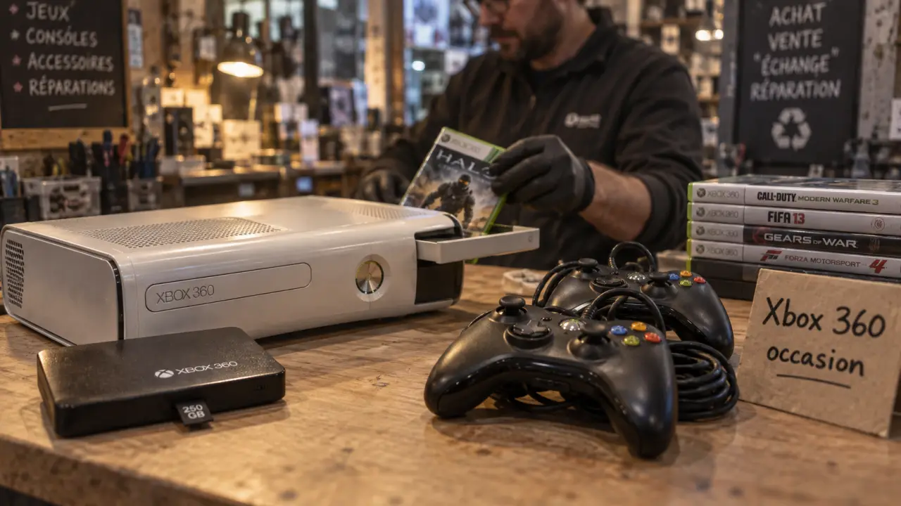 Xbox 360 occasion : console Slim testée avant achat
