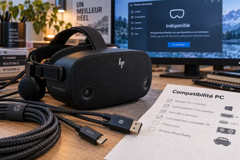 Casque réalité virtuelle HP : la netteté du Reverb G2 ne suffit pas à garantir un bon achat