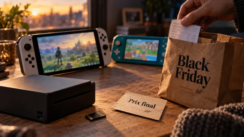 console nintendo switch black friday : Switch OLED et Lite, promo et prix final