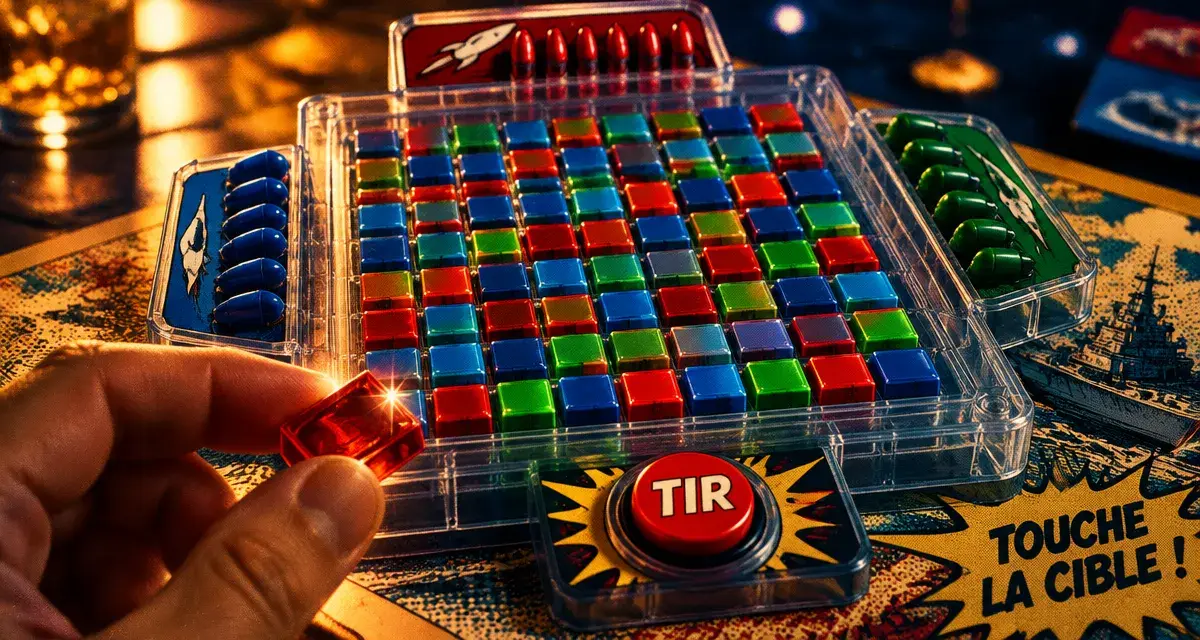 Jeux gratuits brick shooter : grille 10x10 et vise avec quatre directions