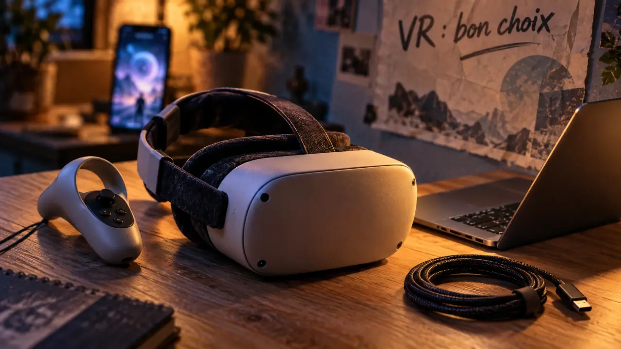Lunettes réalité virtuelle : casque VR, autonomie PC ou smartphone
