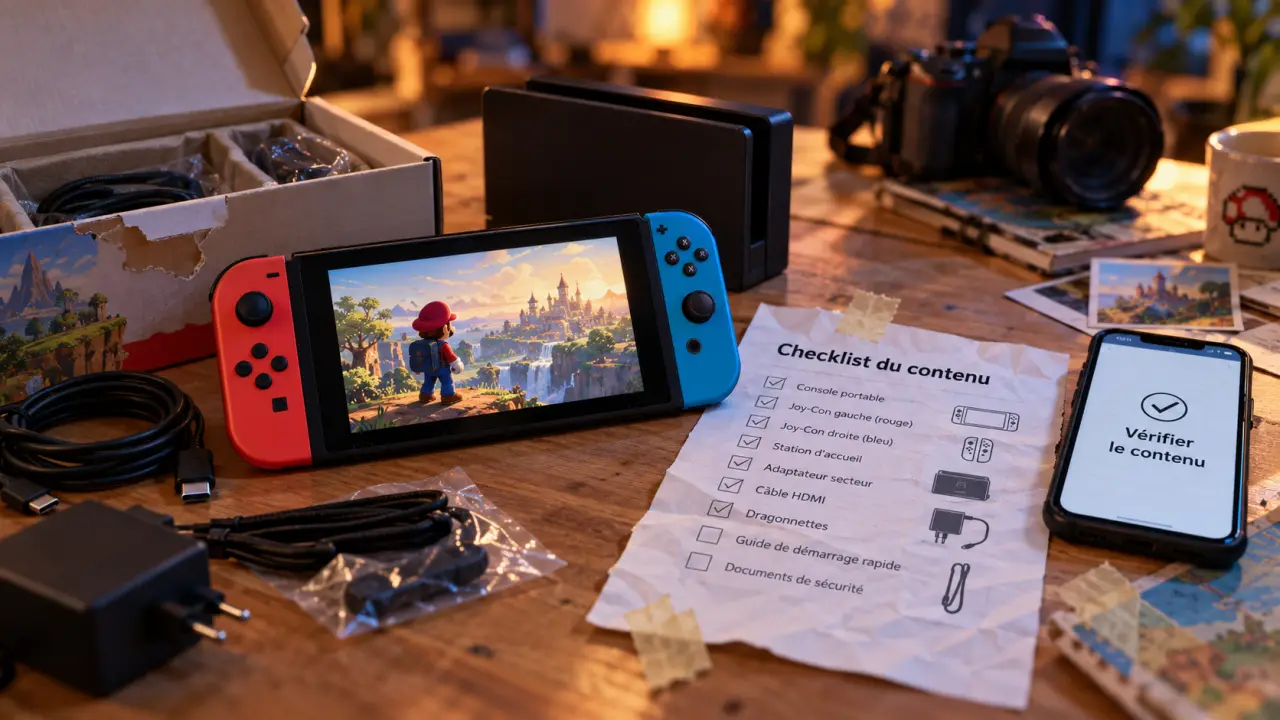 Nintendo Switch Mario console avec Joy-Con rouges, éviter l’édition spéciale trop chère